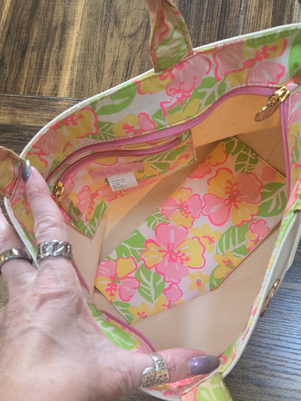 Lilly Pulitzer Zipper Mini Tote Bag - Picture 11 of 15